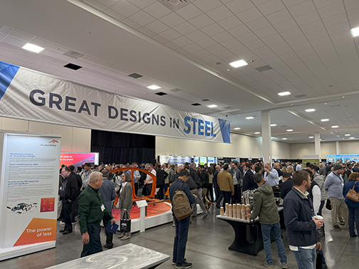 great designs in steel conference exhibition hall